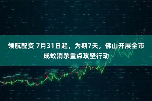 领航配资 7月31日起，为期7天，佛山开展全市成蚊消杀重点攻坚行动